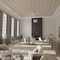 Ekena Millwork 23 38W x 23 38H x 38T Small Lilley Decorative Fretwork Wood Ceiling Panels, Hickory CELW23X23X0375LEYHI - alternate 4